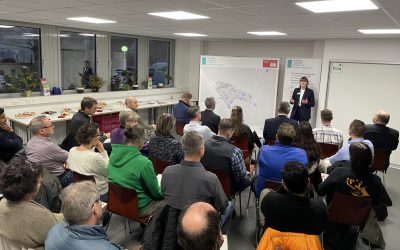 Standortmanagement in Nieder-Eschbach nimmt Fahrt auf: Großer Andrang bei Mitgestaltung des Gewerbestandortes